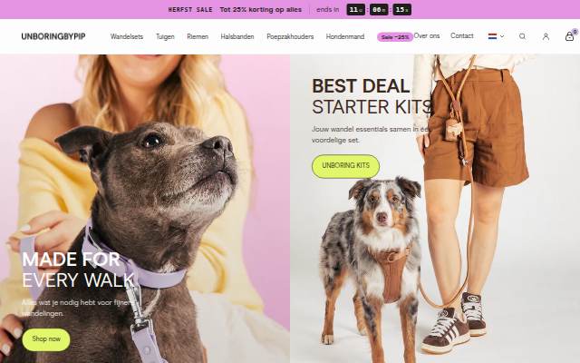 Startseite von UNBORINGBYPIP