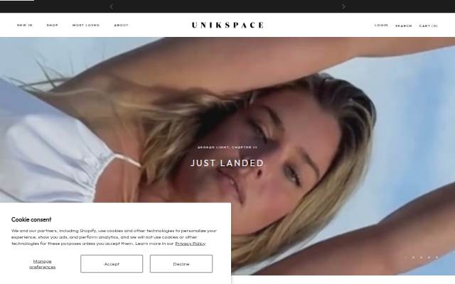 UNIKSPACE storefront