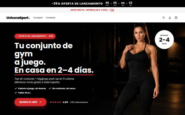 UnisonaSport storefront