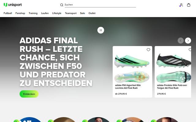 Montra da Unisport