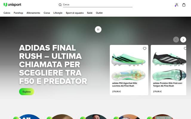 Montra da Unisport