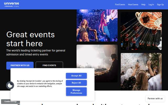 Universe: Sell Tickets, Create Events and Discover Experiences storefront