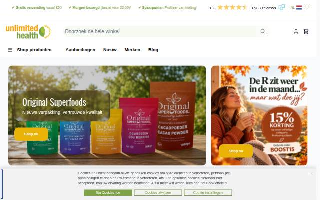 Unlimited Health storefront