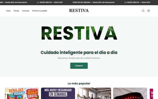 Startseite von Uno Restiva