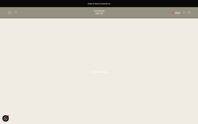 Untold-truth-ecom storefront