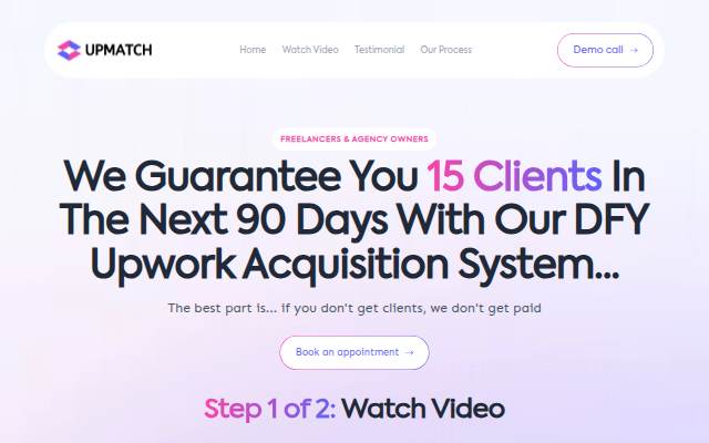 UpMatch™ storefront