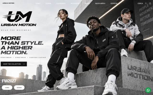 URBAN MOTION storefront