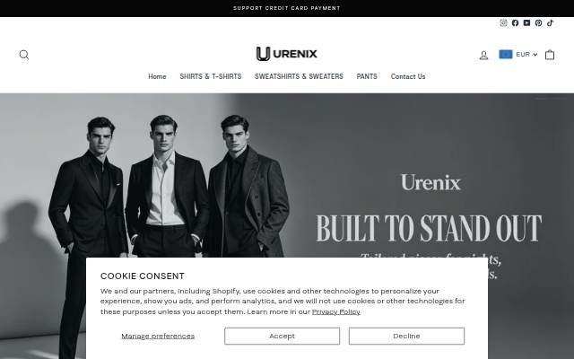 Urenix storefront