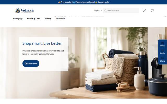 Velmoraonline_shop storefront