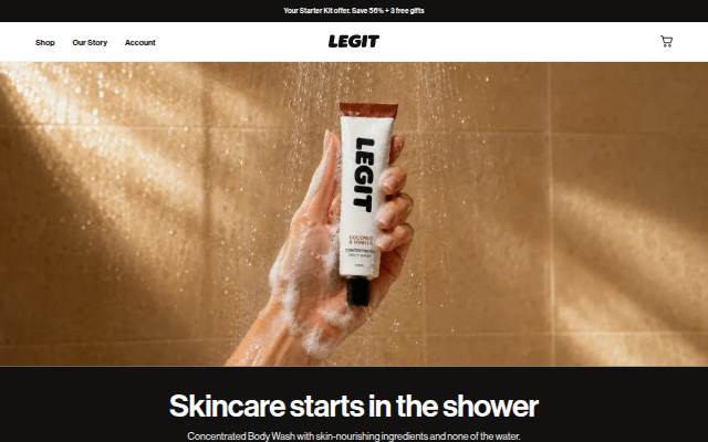 Startseite von Legit