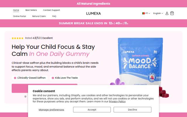 Lumexa storefront