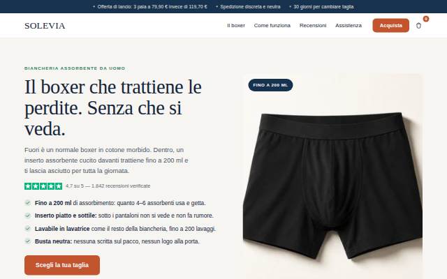 Solevia storefront