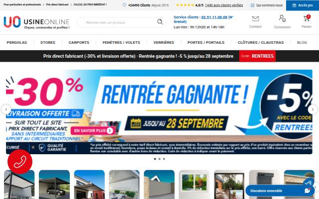 Équipement Maison &amp; Jardin Sur Mesure Direct Usine storefront