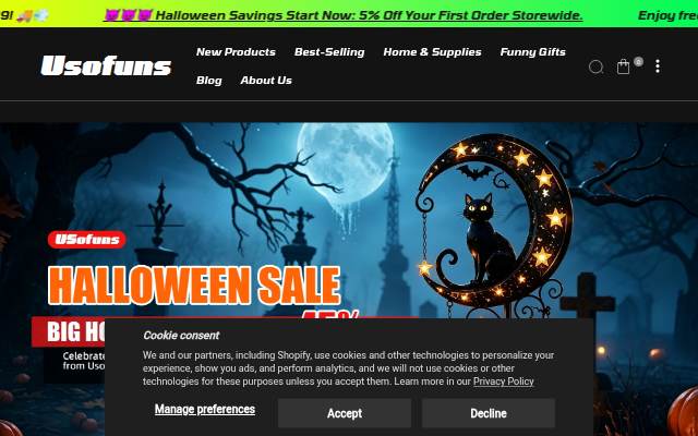 Usofuns storefront