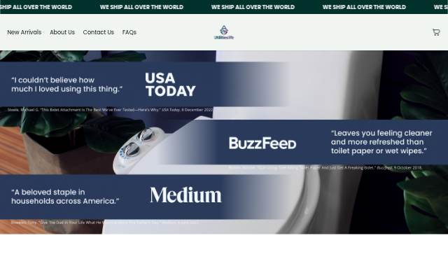 Premium Bidet Attachments &amp; Smart Bathroom Upgrades storefront