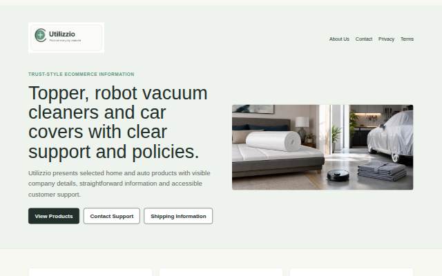 Utilizzio – Practical everyday products with clear support and policies. storefront