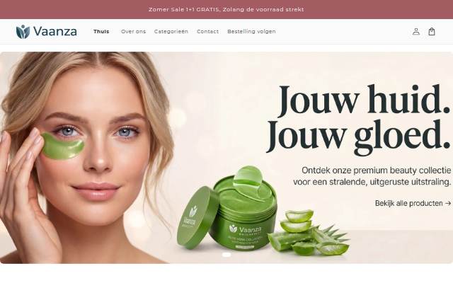 Startseite von Vaanza