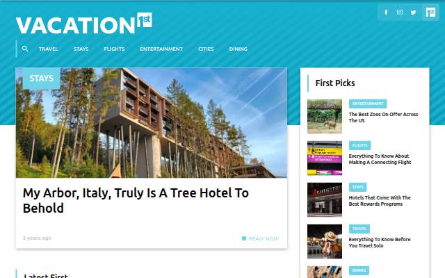 Vacation 1st storefront