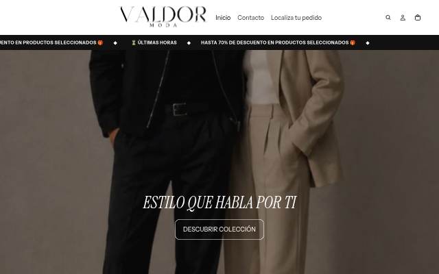 Montra da Valdor Moda