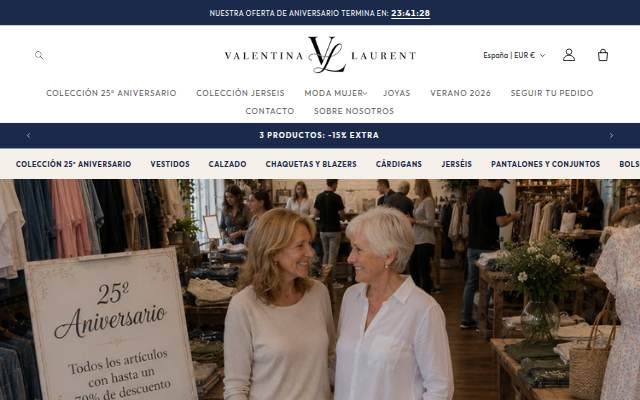 Valentina Laurent storefront