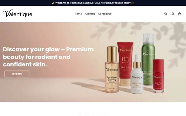 Valentique storefront