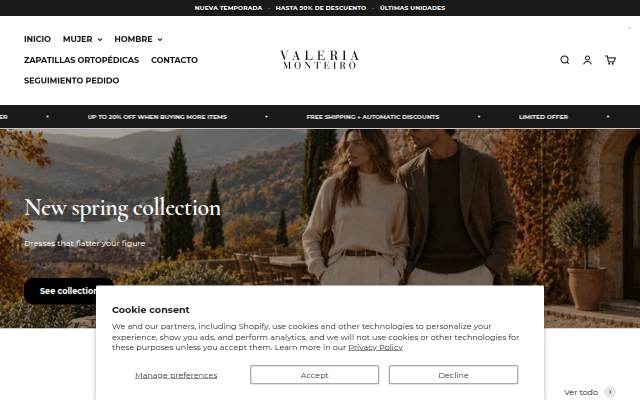 Valeria Monteiro storefront