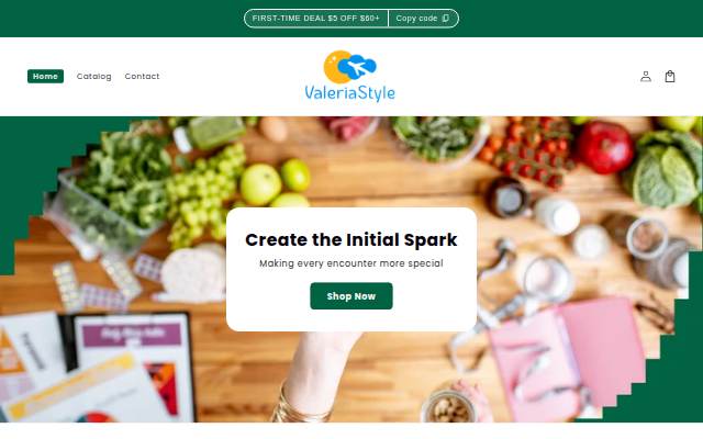 ValeriaStyle storefront