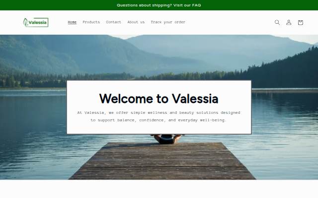 Valessia storefront
