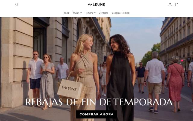 Valeune storefront