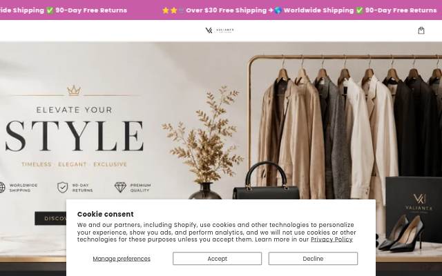 Valiantxup storefront