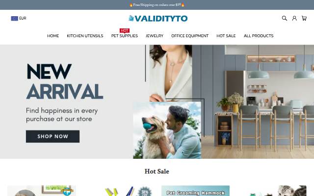 Startseite von VALIDITYTO