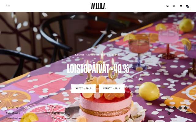 Vallila storefront
