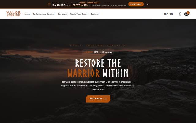 Montra da Valor Viking