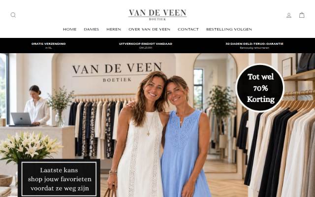 Van De Veen Boetiek storefront