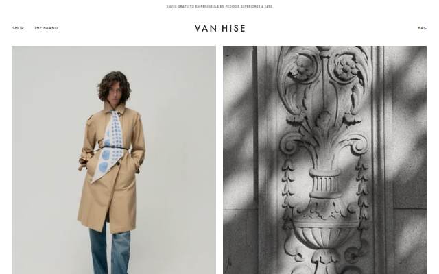 VAN HISE storefront