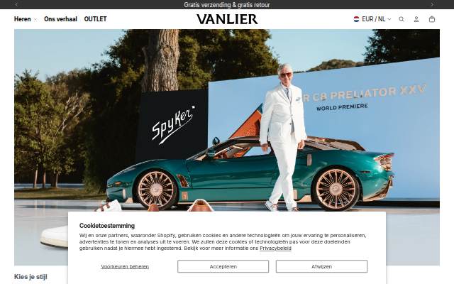 VANLIER storefront