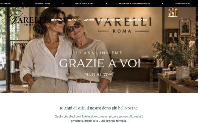Varelli Roma storefront