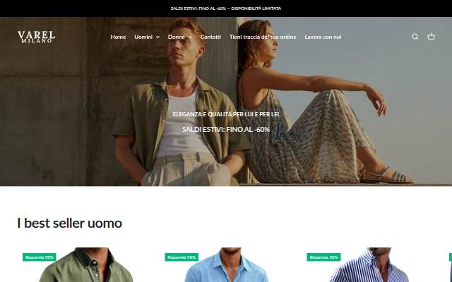 Varel Milano storefront