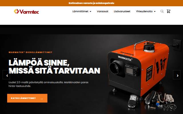 Varmtec storefront