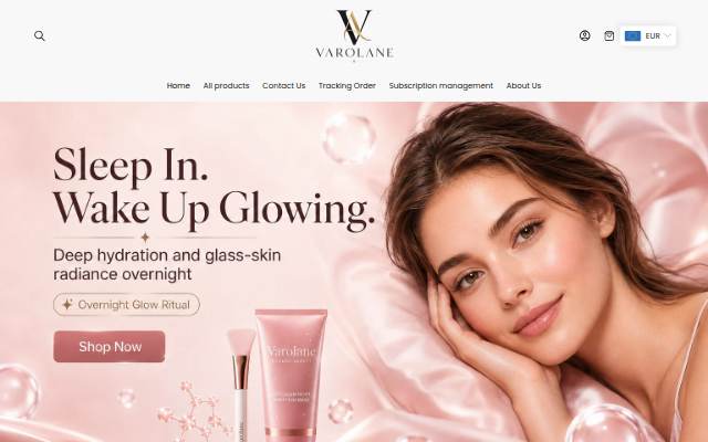 Varolane Store storefront