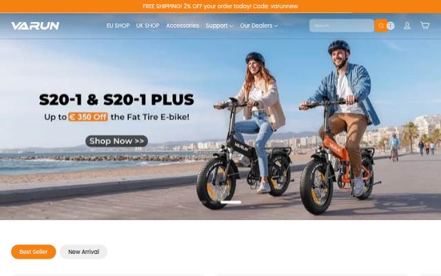 Varun Electric Bike storefront