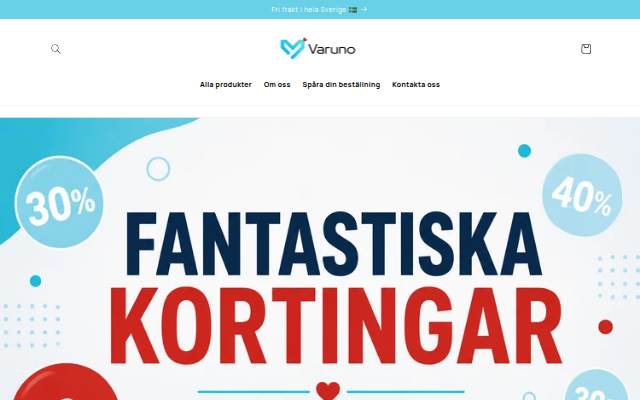 Varuno storefront