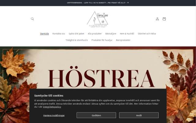 VaruZone storefront