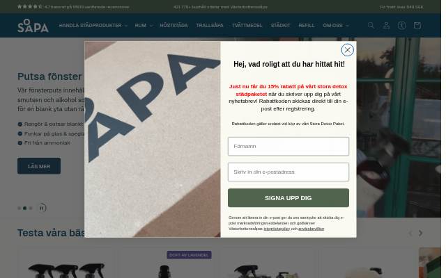 Västerbottenssåpa storefront