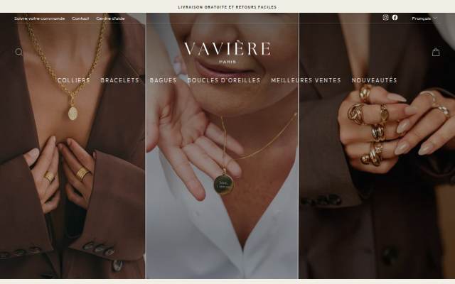 Vavière Paris storefront