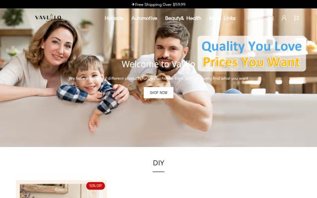 Vavllo storefront