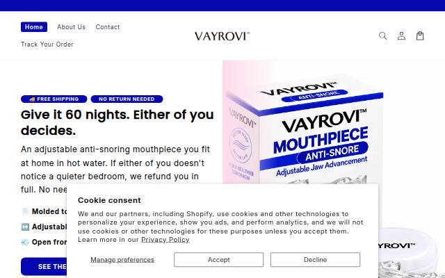 Escaparate de Vayrovi LLC