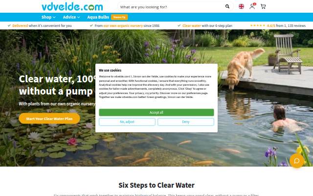 vdvelde.com storefront