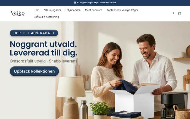veiko sverige storefront