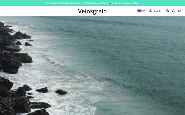 Veinsgrain storefront